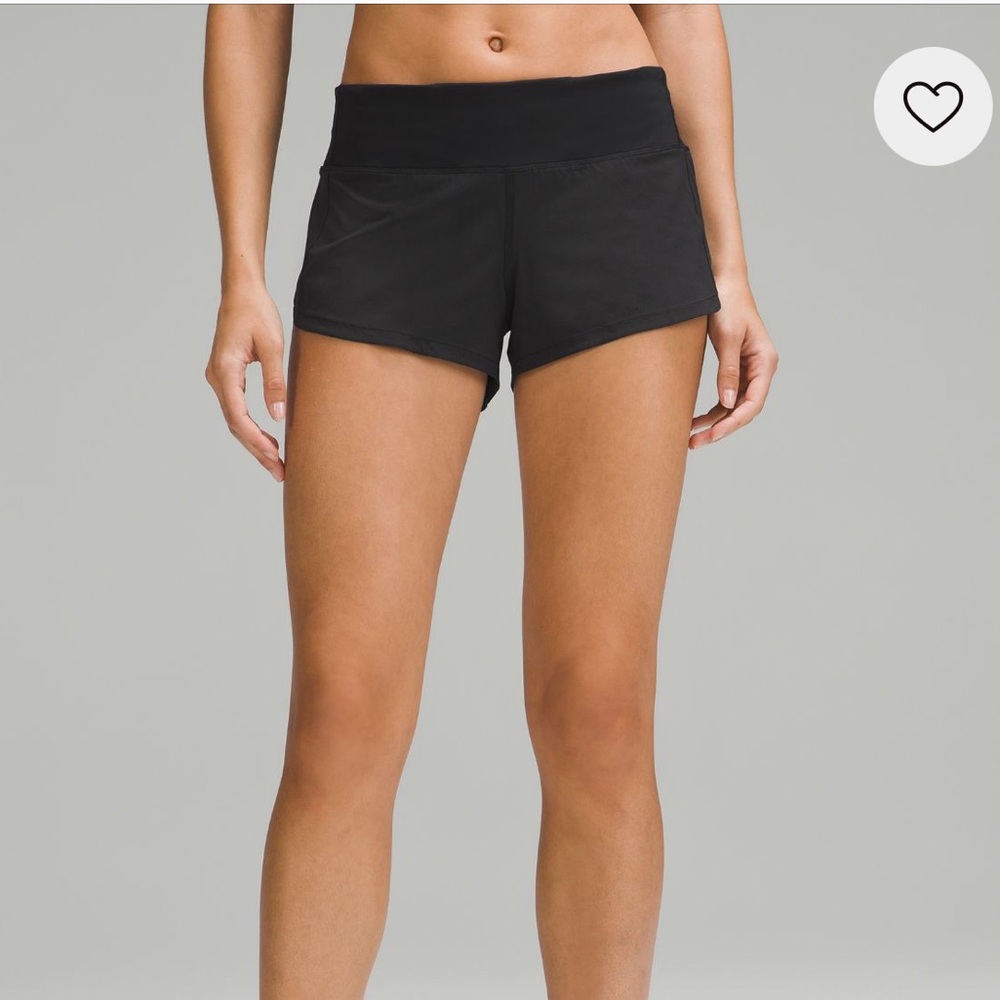 Lululemon Athletica Speed Up Low-Rise Lined Shorts 2.5”